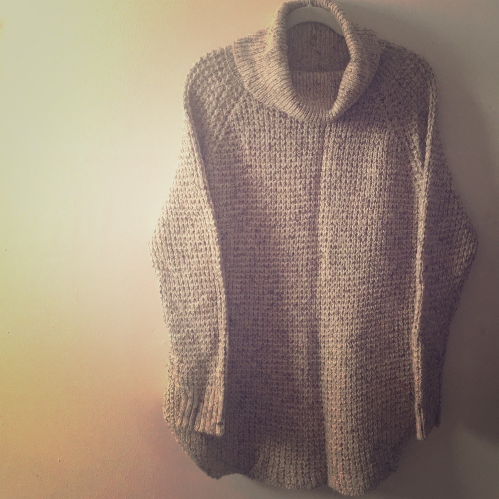 Free People cowl neck sweater